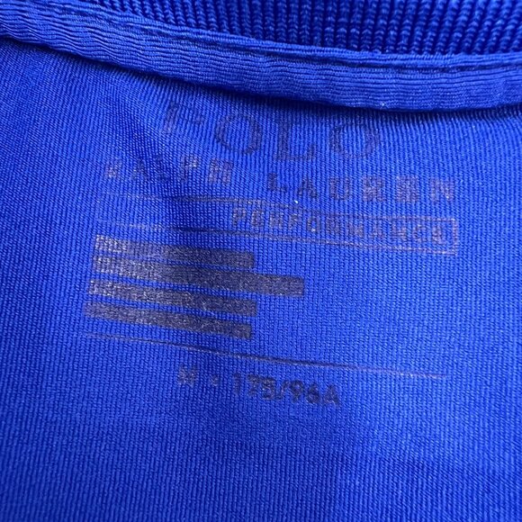Polo Ralph Lauren Men M Performance Royal Blue Stretch Golf  Preppy Casual - Picture 3 of 9